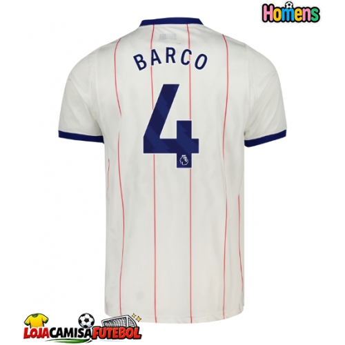 Camisa de Futebol Chelsea Valentin Barco #4 Equipamento Alternativo 2026-27 Manga Curta